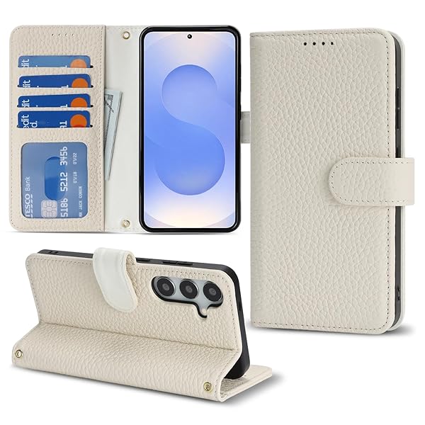 対応 Galaxy S25 ケース 手帳型 ギャラクシーs25 ケース 本革 カード収納 スタンド機能 ギャラクシーs2..