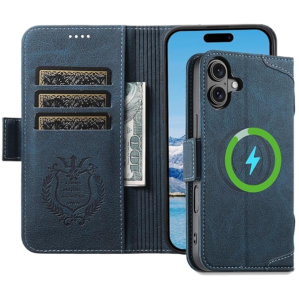 iPhone16 Plus ケース 手帳型 MagSafe対応 いphone16 Plus ケース マグセーフ アイホン16 プラス 用 ケース 手帳 ワイヤレス充電 対応 カード収納 アイフォン16 プラス カバー 手帳 スタンド機能 財布型 カー