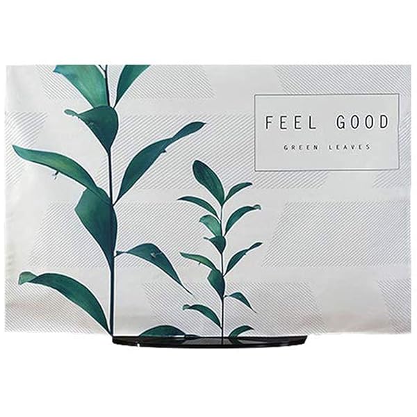 テレビカバー 防塵カバー 液晶テレビカバー 可愛い 欧米風 50-52インチ(125X75cm 葉3)