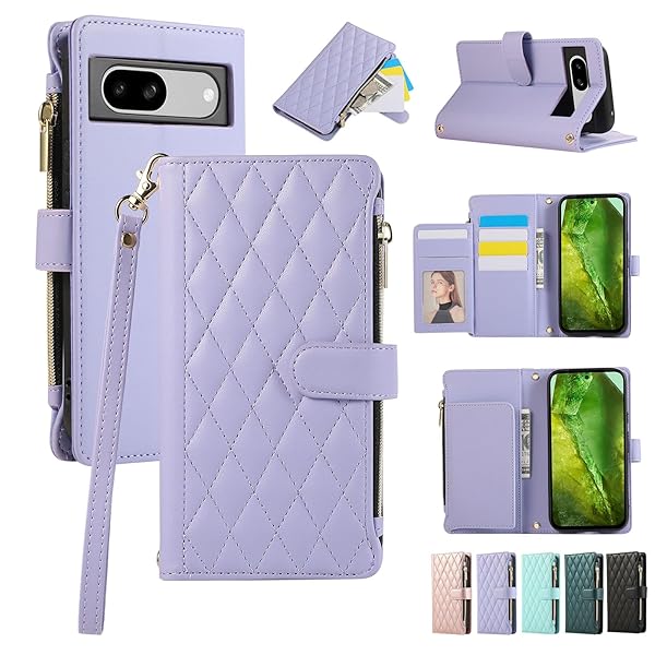 Google Pixel 8 スマホケース グーグルピクセル8 ケース 手帳型 肩掛け Pixel 8 携帯ケース レザー Pixel8 手帳型ケース カード収納 ピクセル8 カバーケース おしゃれ ぐーぐるぴくせる8 ショルダー 財布型 マグネット