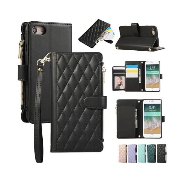 iPhone SE3 ケース 手帳型 レディース iPhone8/iPhone7 携帯ケース 肩掛け ユニバーサル スマホケース iPhone SE第3世代 手帳型ケース レザー iPhone SE2 カバー カード収納 アイフォン SE ショルダー