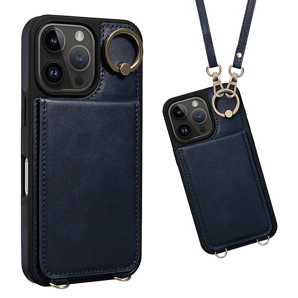 対応 iPhone 16 Pro Max ケース 背面 手帳型 カード 手帳型ケース iPhone16 ProMax 用 ショルダー ストラップ スマホケース いPhone16 Pro Max 用 肩掛け ICカード収納 斜め掛け 首掛け スタンド