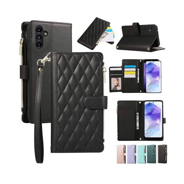 Galaxy A55 5G ケース 手帳型 ギャラクシーA55 カバー SC-53E ショルダー SCG27 肩掛け スマホケース ギャラクシーA55 カード収納スマホケース Galaxy A55 財布型 マグネット開閉 スタンド機能 ストラップ付き