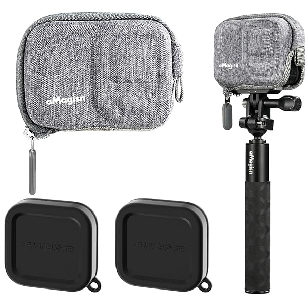 ミニバッグ Insta360 ACE Pro 2、ACE Pro収納ケース カメラ用保護ケース セミーハードケース 保護フレームと互換性なし クイックリリースマウント/自撮り棒取り外す必要がない ACE Pro2/ACE Proシリコンレンズカバー