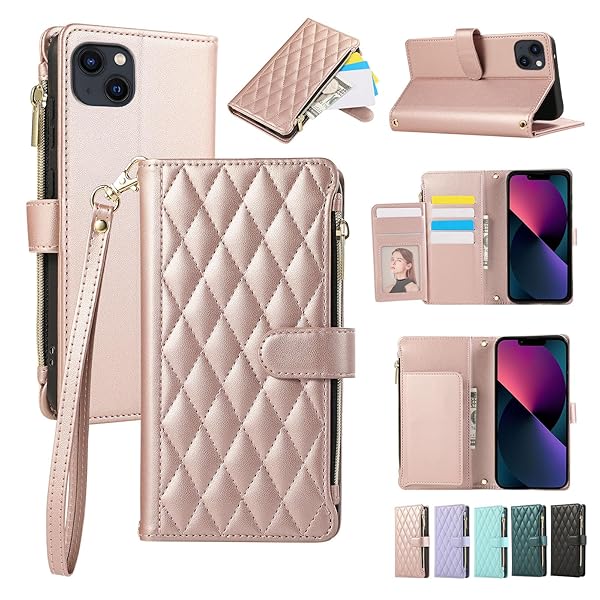 For iPhone 13 / いphone14 ケース 手帳型 iPhone13 ケース 手帳型 アイフォン14 スマホケース iphone 14 ショルダー 財布型 アイホン14 カード収納 スマホカバー アイフォン13 スタンド機能 ストラップ