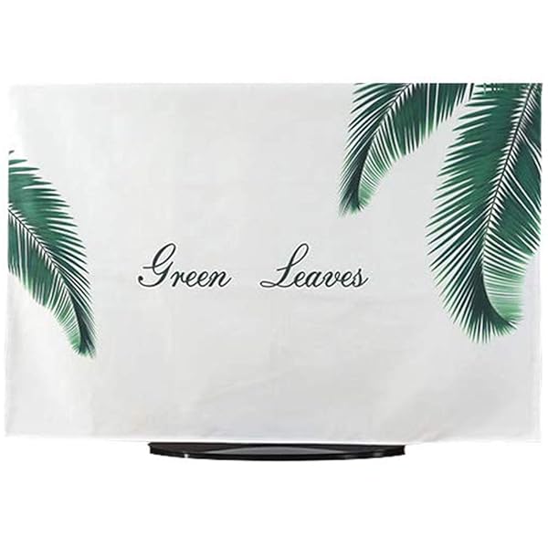 テレビカバー 防塵カバー 液晶テレビカバー 可愛い 欧米風 42インチ(100X59cm 葉2)