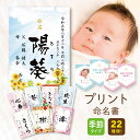 命名書 オーダー おしゃれ プリント 季節柄 代筆 命名紙 赤ちゃん 新生児 筆文字 かわいい インスタ映え 出産祝い 内祝い 出産 記念品 贈り物 誕生記念 ...