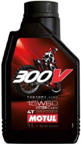 MOTUL(`[) 300V FACTORY LINE OFF-ROAD (300V t@Ng[C It[h) 15W60 oCNp100%wIC 1L Ki 11104611