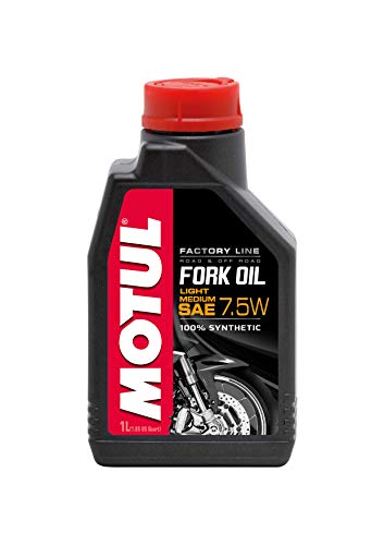 MOTUL(`[) FORK OIL FACTORY LINE LIGHT-MEDIUM (tH[NIC t@Ng[C Cg~fBA) 7.5W 100%wtH[NIC(|p) Ki 1L 15411121