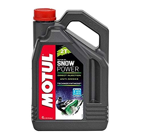 MOTUL(モチュール) SNOW POWER 2T (スノーパワー 2T) 2ストローク スノーモービル用エンジンオイル(混合 分離) 化学合成 正規品 4L