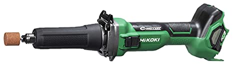 HiKOKI(ハイコーキ) 36V コードレス ハンドグラインダ 軸径6mm 7,000~29,000回転 ダイヤル式無段変速 スライドスイッチ式 蓄電池、充電器、ケース別売り GP36DA(NN)