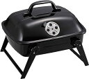 キャプテンスタッグ(CAPTAIN STAG) BBQコンロ グリル オーブン 焚き火台 BBQ スモークオーブングリル ミニ ふた付き ブラック UG-61