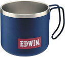 キャプテンスタッグ(CAPTAIN STAG) CS EDWIN マグカップ コップ ダブルステンレス 真空断熱 保温 保冷 350ml UY-8508