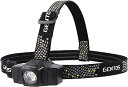 GENTOS(ジェントス) LED ヘッドライト 小型 単3電池式 90ルーメン GD-102D 登山 釣り