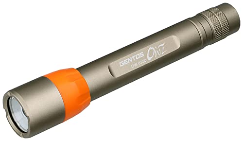 GENTOS(ジェントス) LED 懐中電灯 明るさ370ルーメン/実用点灯4時間/耐塵/耐水/1m防水 単3形電池2本使用 アウル OW-032D
