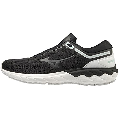 ミズノ ランニングシューズ ウエーブスカイライズ レディース ブラック グレー ホワイト 23 cm 2E ミズノ ランニングシューズ ウエーブスカイライズ レディース ブラック グレー ホワイト 23 cm 2E