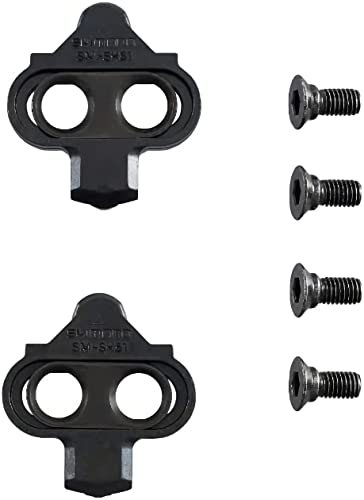 シマノ(SHIMANO) リペアパーツ クリートセット SPD用 SM-SH51 シングルリリース クリートナットなし ISMSH51J ブラック