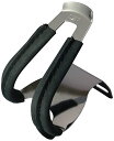 MKS(三ヶ島製作所) 自転車 トウクリップ HALF CLIP DEEP w/leather (ハーフクリップ ディープ 革付き) ブラック