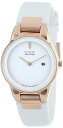 シチズン Citizen Women s GA1053-01A Axiom Stainless Steel Eco-Drive Watch with Leather Band 並行輸入品