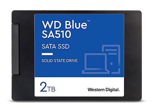 Western Digital EGX^fW^ WD Blue SATA SSD  2TB 2.5C` (ǎő 560MB/s ݍő 520MB/s) PC [J[ۏ5N WDS200T3B0A-EC SA510 K