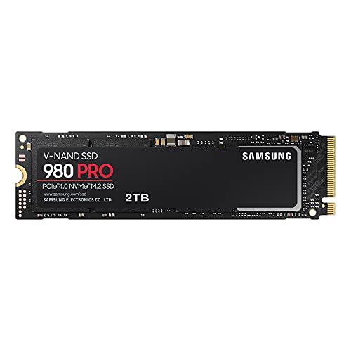 Samsung 980 PRO 2TB PCIe Gen 4.0 x4 (ő]x 7,000MB/b) NVMe M.2 (2280)  SSD MZ-V8P2T0B/EC Kۏؕi
