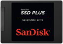 SanDisk サンディスク 内蔵 SSD PLUS 2TB 2.5インチ SATA (読み出し最大 535MB/s 書込み最大 450MB/s) PC メーカー保証3年 SDSSDA-2T00-G26