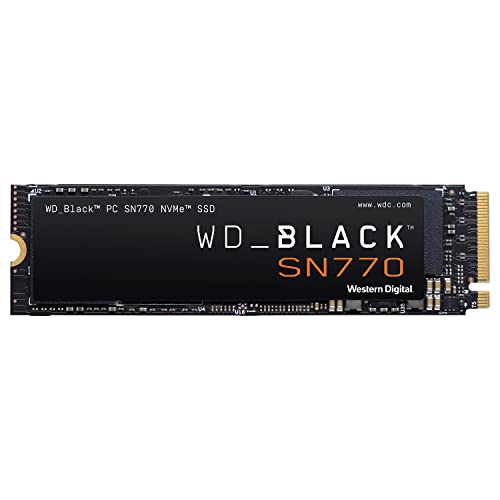 WD_BLACK 2TB SN770 NVMe ^ Q[~O SSD \bhXe[ghCu - Gen4 PCIe M.2 2280 ő5,150 MB/s - WDS200T3X0E