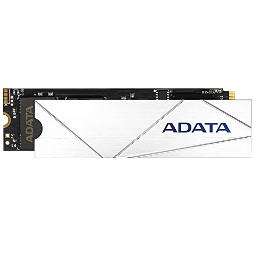 ADATA Premier SSD NVMe M.2 PCIe 4.0 ヒートシンク付属 1TB PS5動作確認済み 最大連続読出速度 7,400MB/秒 取付ガイド付属 APSFG-1TCSEC