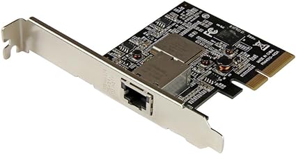 StarTech.com 1ポート10GBase-T増設PCI ExpressイーサネットLANカード NBASE-T規格対応 5スピード対応 PCIe 2.0 x4 ST10GSPEXNB