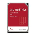 Western Digital EGX^fW^ WD Red Plus  HDD n[hfBXN 6TB CMR 3.5C` SATA 5400rpm LbV256MB NAS [J[ۏ3N WD60EFPX-EC K戵㗝