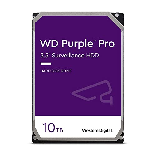 Western Digital ウエスタンデジタル WD Purple Pro 内蔵 HDD ハードディスク 10TB CMR 3.5インチ SATA 7200rpm キャッシュ256MB 監視システム メーカー保証5年 WD101PURP-EC 国