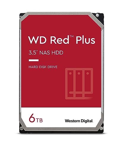 WD60EFPX WD Red Plus 6TB 3.5C` SATA 6G 5400rpm 256MB CMR