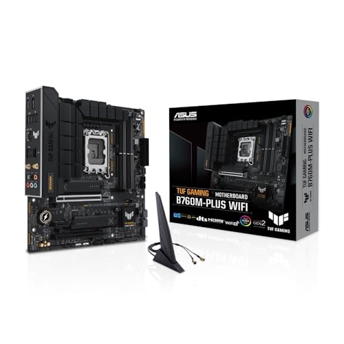 ASUS INTEL 12.13世代CPU LGA1700 対応 B760M 搭載 mATX マザーボード/TUF GAMING B760M-PLUS WIFI 国内正規代理店品 1