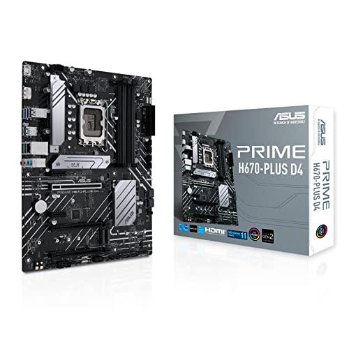 ASUS INTEL 12 CPU ( LGA1700 ) Ή H670 `bvZbg ATX }U[{[h PRIME H670-PLUS D4 K㗝Xi