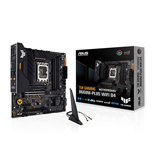 ASUS INTEL 第12世代CPU(LGA1700)対応 B660 チップセット ATX マザーボード/TUF GAMING B660M-PLUS WIFI D4 国内正規代理店品