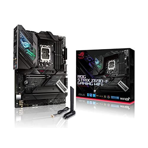 ASUS INTEL 第12世代CPU(LGA1700)対応 Z690 チップセット ATX ゲーミングマザーボード/ROG STRIX Z690-F GAMING WIFI 国内正規代理店品