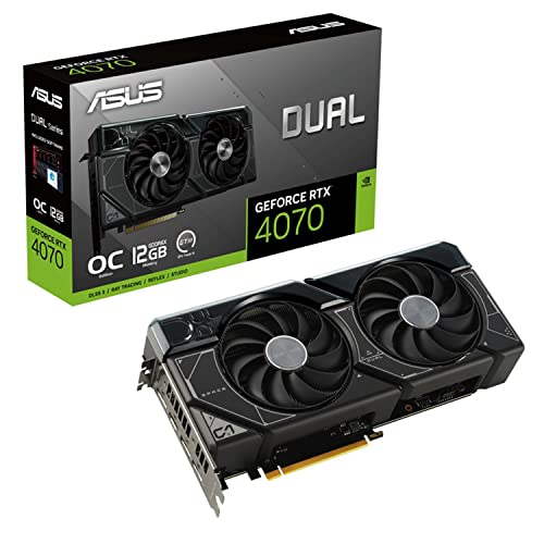 ASUS NVIDIA GeForce RTX 4070  rfIJ[h OC edition 12GB GDDR6X DUAL-RTX4070-O12G K㗝Xi