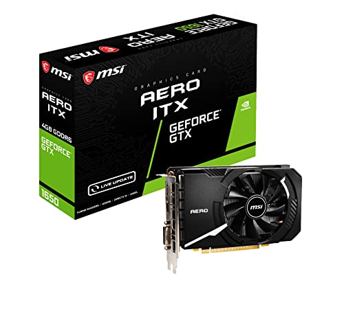 MSI グラフィックスボード GeForce GTX 1650 D6 AERO ITX V1/A VD8482