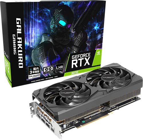 lu NVIDIA GeForce RTX3070  OtBbN{[h GDDR6 8GB GALAKURO GAMINGf GG-RTX3070-E8GB/OC/DF/LHR