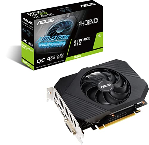 ASUS () Phoenix GeForce GTX 1650 OC Edition GDDR6 V2 ߥ󥰥եå (PCIe 3.0 4GB GDDR6 1x HDMI 2.0b 1x DisplayPort 1.