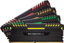 Corsair メモリ VENGENCE RGB PC4-24000 DDR4-3000 32GB 8GBx4 for Desktop MM3627 CMR32...