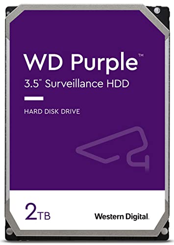 Western Digital EGX^fW^ WD Purple  HDD n[hfBXN 2TB CMR 3.5C` SATA 5400rpm LbV256MB ĎVXe [J[ۏ3N WD22PURZ-EC K戵