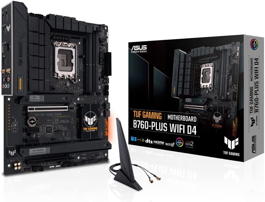 ASUS INTEL 第13.12世代 LGA1700 対応 B760 搭載 マザ ボード TUF GAMING B760-PLUS WIFI D4 / 国内正規代理店品