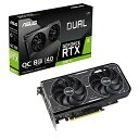 ASUS NVIDIA GeForce RTX 3060 TI OC Edition 8GB ビデオカード DUAL-RTX3060TI-O8GD6X / 国内正規代理店品