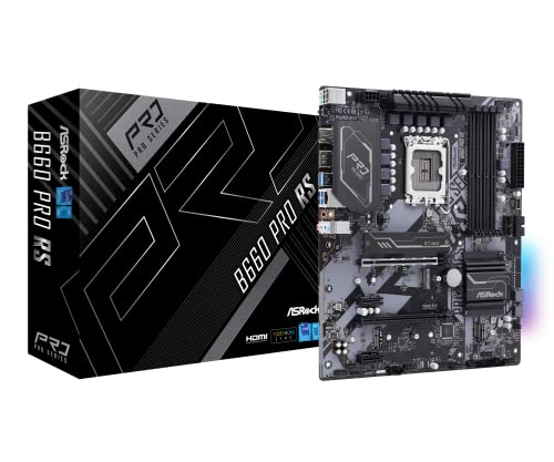 ASRock }U[{[h B660 Pro RS Intel B660 V[Y 12 CPU ( LGA1700 ) Ή B660M ATX }U[{[h K㗝Xi