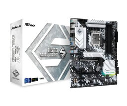 ASRock マザーボード H670 Steel Legend Intel H670 シリーズ CPU (LGA1700) 対応 H670 ATXマザーボード 国内正規代理店品 黒