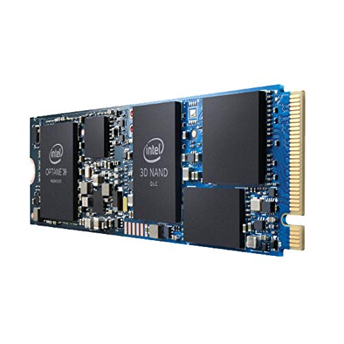 1TB SSD + 32GB Optane Memory Intel インテル H10 内蔵型 M.2 PCIe3.0 x4 NVMe 2280 3D QLC 3D XPoint採用 R:2400MB/s W:1800MB/s バルク HBRPEKNX