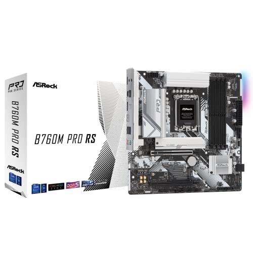 ASRock }U[{[h B760M Pro RS Intel 12 13 CPU LGA1700 Ή B760`bvZbg DDR5 Micro ATX }U[{[h K㗝Xi