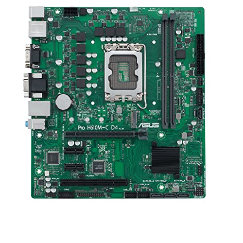 ASUS ZLeBAMAǗAێ琫ꂽ Micro-ATX H610  rWlX }U[{[h PRO H610M-C D4-CSM/Kʕi