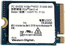 Western Digital (ウエスタンデジタル) 512GB SSD PC SN530 M.2 2230 30mm PCIe Gen3 x4 NVMe SDBPTPZ-512G ソリッドステートドライブ Dell HP Lenovo ノートパソコ